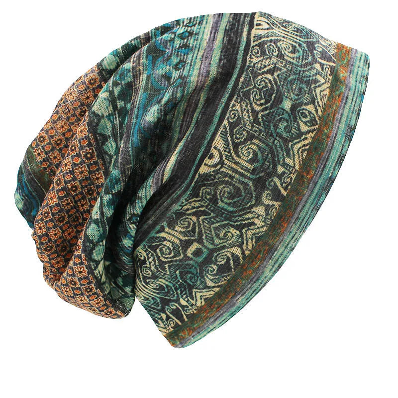 Women's Thin Hippie Coloured Skullies And Beanies | Various Colours