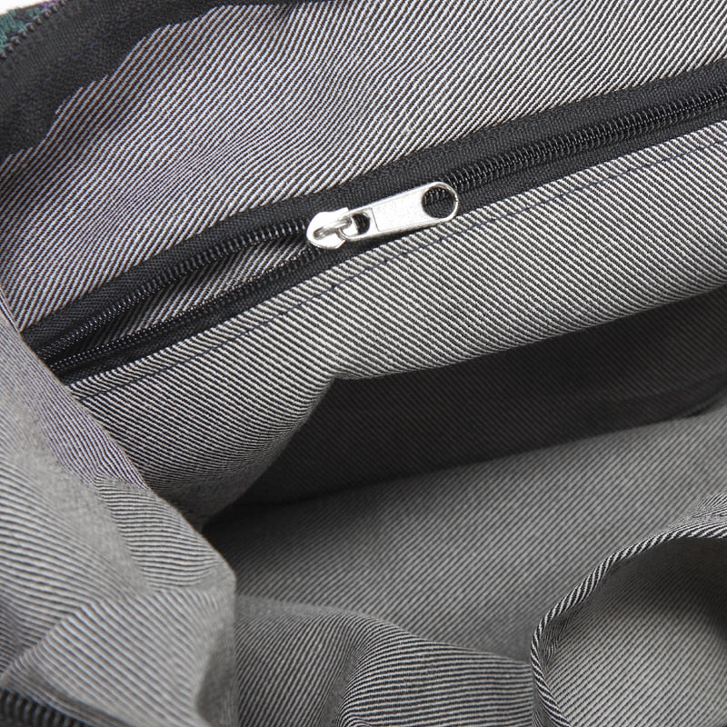 Hippie Patchwork Shoulder Crossbody Bag With Zipper