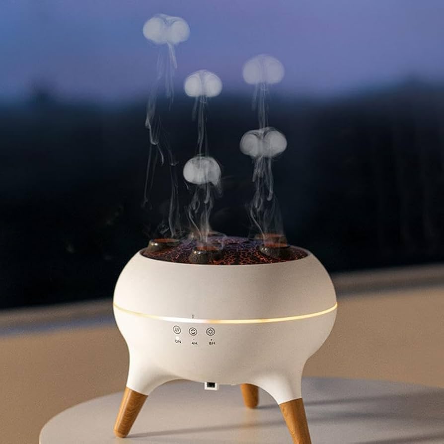 Dynamic Jellyfish Aroma Diffuser | Timer | Ambient Lighting | Adjustable Mist Modes