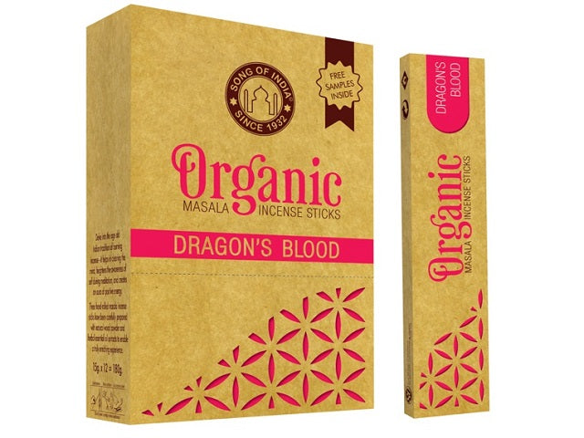 Organic Goodness Dragons Blood Incense Sticks | 180 Grams