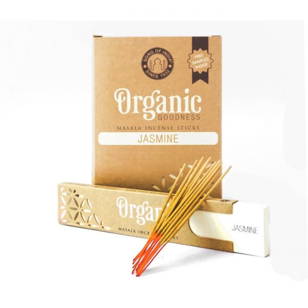 Organic Goodness Jasmine Incense Sticks | 180 Grams