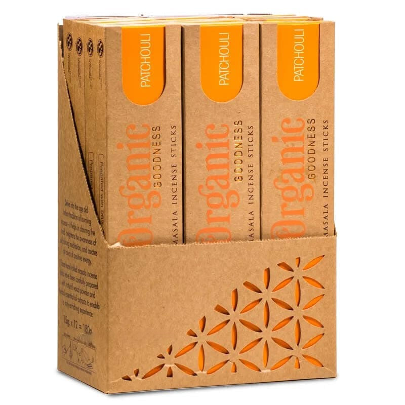 Organic Goodness Patchouli Incense Sticks | 180 Grams