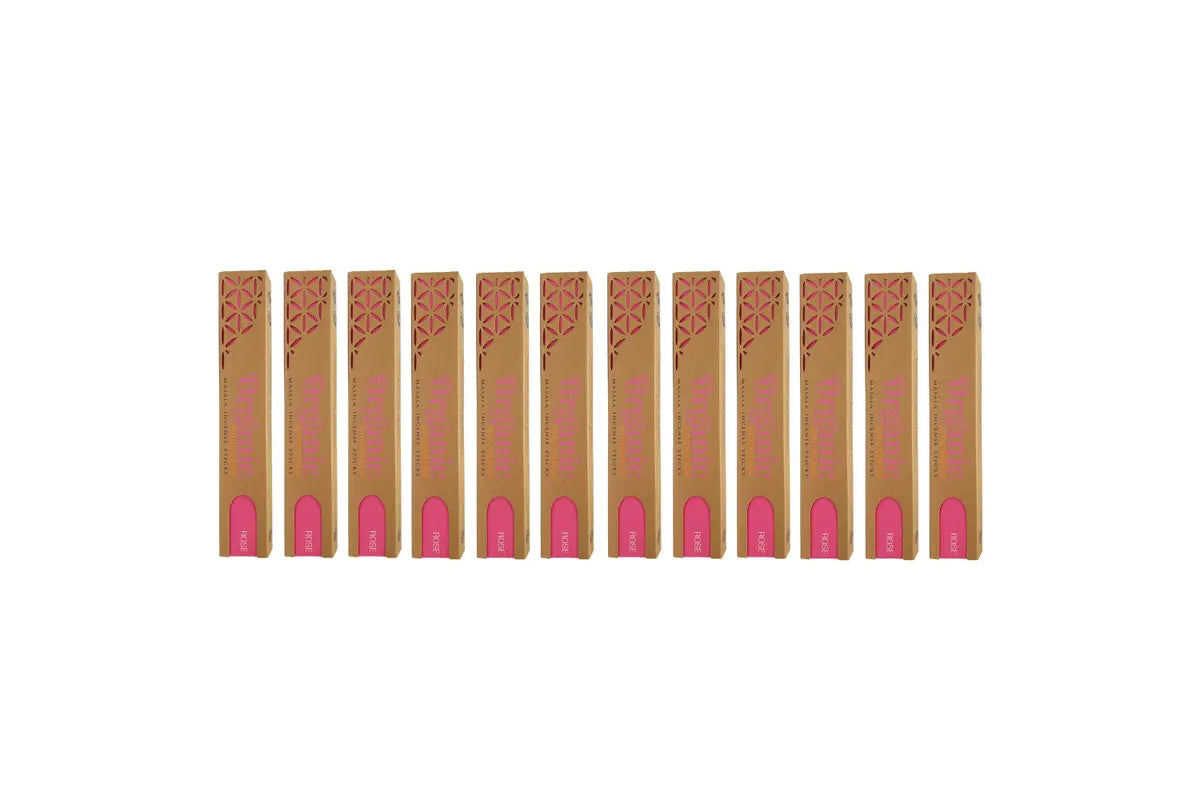 Organic Goodness Rose Incense Sticks | 180 Grams