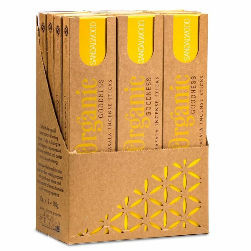 Organic Goodness Sandalwood Incense Sticks | 180 Grams