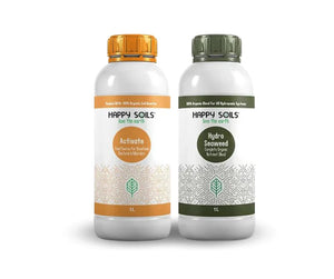 Happy Soils™ Grow Pack | Hydro Seaweed + Activate Bundle | 100% Organic Nutrient & Soil Booster Combo