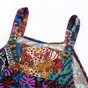 Cool Hippie Romper Overalls | Multi-Coloured | Sizes S-5XL