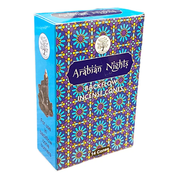 Sacred Tree Arabian Nights Backflow Incense Cones | 168 Cones
