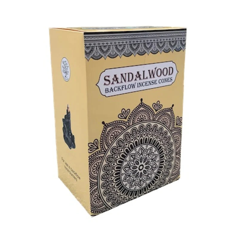 Sacred Tree Sandalwood Backflow Incense Cones | 168 Cones