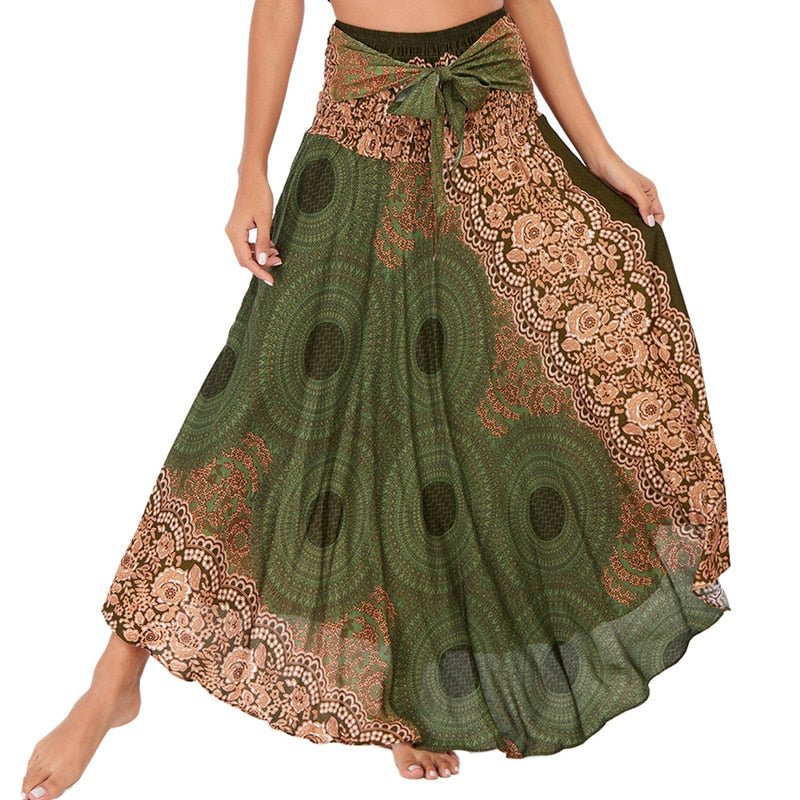 Women's Festival Queen Versatile Bohemian Skirt Dress | Dual Purpose | Free Size
