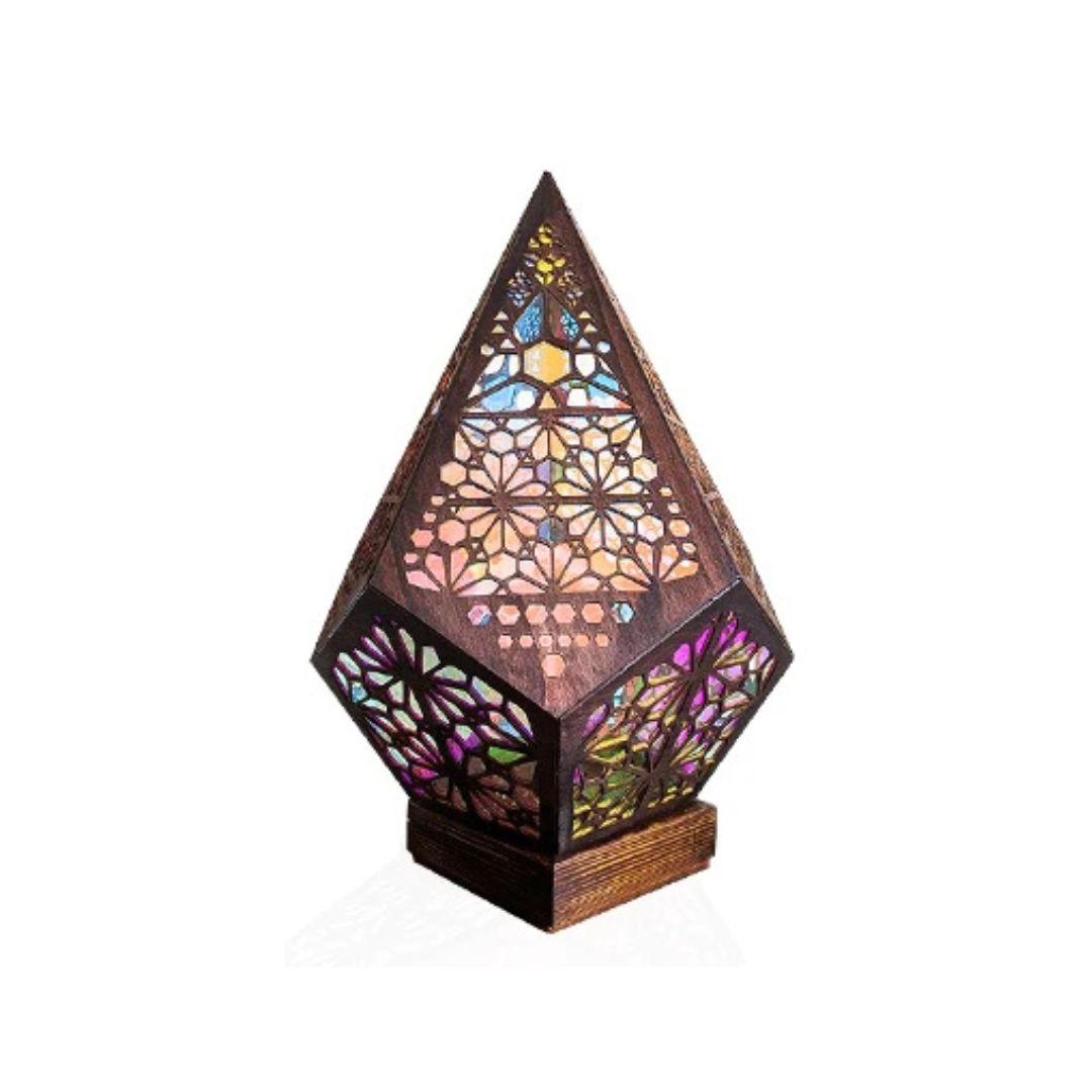 Bohemian Wooden Led Projection Night Lamp