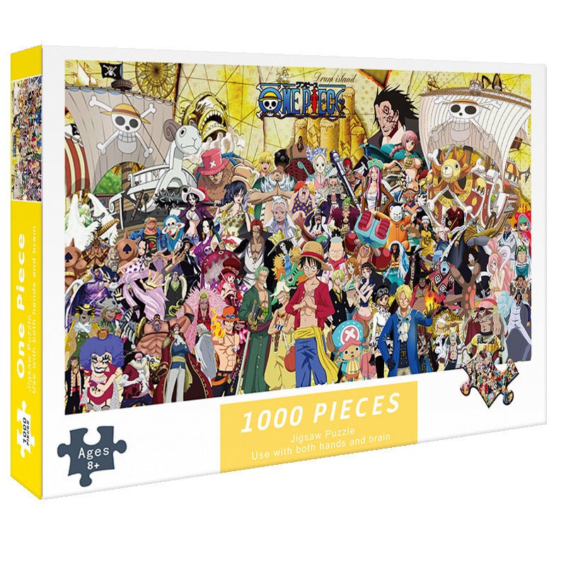 (2 PCS) 1000 - Piece One Piece Jigsaw Puzzle | High Difficulty Stress - Relief Toy