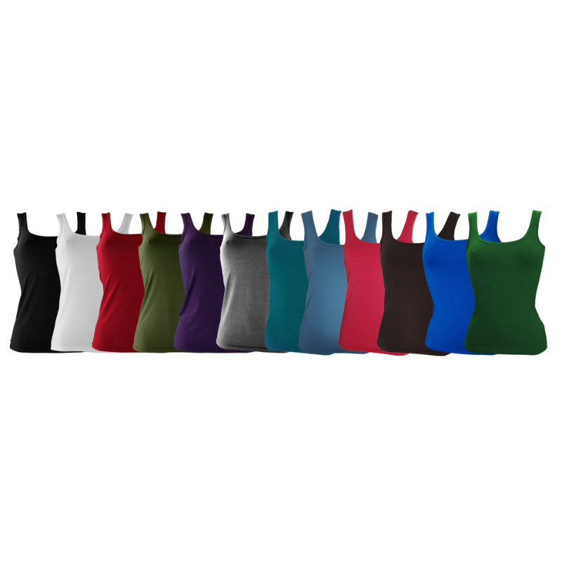 Women's Premium Bamboo Singlets | Firm Fit | Sizes 8-20